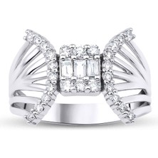 Mas Diamond Baget Yelpaze Yüzük