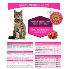 Katzoo Kuzu Etli Yetişkin Kedi Maması 2kg Açık