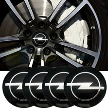 Yılmazetic Opel Logo Jant Göbeği 56 mm Metal 3m Yapışkanlı 4 Adet