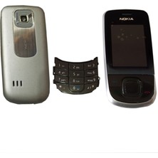 OEM Nokia 3600S Kapak Nokia 3600 Slide Uyumlu Gri Renk Ön Kapak Arka Kapak Tuş Takımı