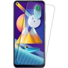 Wowacs Samsung Galaxy M11 ile Uyumlu Ekran Koruyucu Şeffaf Temperli Kırılmaz Cam Ekran Koruyucu