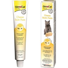 Gimcat Peynirli Biyotinli Güzellik Macunu 50 gr Tüm Yaş Kedi İçin Cilt ve Tüy Sağlığı