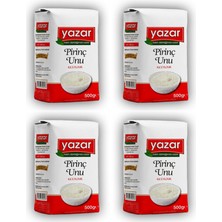 Yazar Sade Pirinç Unu 500 gr x 4 Paket