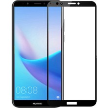 Bufalo Huawei Y7 2018 Ekran Koruyucu 5d Temperli Cam Siyah