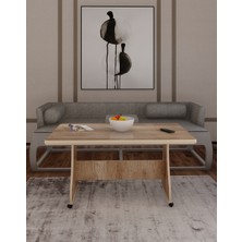 Eliusta Tekerlekli Mdf Masa Orta Sehpa