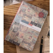 Retro Journal DEFTER-14X21 CM-100 Yaprak Sert Kapak