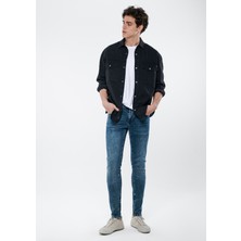 Mavi Erkek James Puslu Vintage Lux Black Nights Jean Pantolon 0042483027