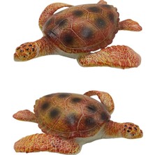 Gerçekçi Detayları ve Eğitici Özellikleriyle Oyuncak Caretta Caretta (Su Kaplumbağası) Figürü 25CM.