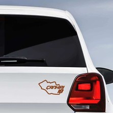 Asilmeydan Çankırı Ili 18 Plaka Kodu Memleket Yarış Pisti Sticker - Oto Araba Etiket, Aksesuar, Tuning Kahverengi