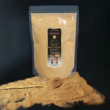Hanzade Bitkisel Black Maca Root Powder Extract Lepidium Siyah Maka Kökü Tozu Ekstraktı Lepidyum 500 gr