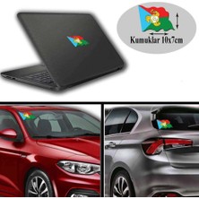 Asilmeydan Kumuklar Arma, Araba, Cam, Laptop Etiket Oto Sticker -Araç Aksesuar 10x7 cm