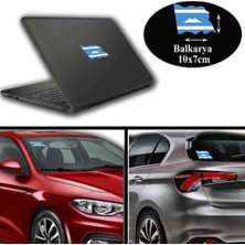 Asilmeydan Balkarya Arma, Araba, Cam, Laptop Etiket Oto Sticker -Araç Aksesuar 10x7 cm
