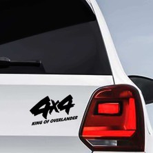 Asilmeydan 4x4 King Of Road Yazısı Sticker - Araç Oto Araba Etiket, Arma, Aksesuar, Modifiye, Tuning