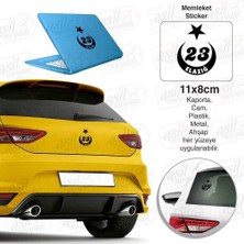 Asilmeydan Elazığ Plaka 23 Ay Yıldız Siyah Sticker, Araba, Araç, Etiket, Aksesuar, Tuning, Modifiye, Arma