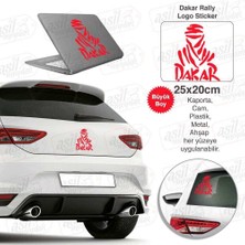 Asilmeydan Dakar Rally Adam Logosu Kırmızı Sticker, Araba, Oto, Araç Etiket, Tuning, Aksesuar, Modifiye, Arma,