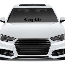 Asilmeydan Thug Life, Thuglife Ön Cam Büyük Boy Sticker, Araba, Etiket, Aksesuar, Tuning, Modifiye, Arma