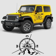 Asilmeydan Arazi Suv Jeep Pusula Oto Sticker, Etiket, Aksesuar, Tuning, Modifiye