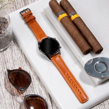 Vagave Huawei Watch Gt Gt2 E Gt2e Gt2pro Gt3 Pro Gt3pro Huawei Watch 4 Pro Ultimate Deri Kordon Kayış 46mm 22mm Taba