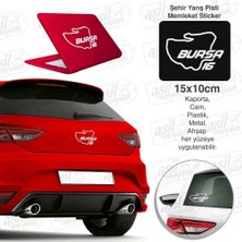 Asilmeydan Bursa Ili 16 Plaka Kodu Memleket Yarış Pisti Beyaz Sticker - Oto Araba Etiket, Aksesuar, Tuning