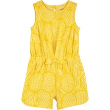 Carter's Kız Bebek Kolsuz Tulum Sarı