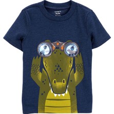 Carter's Küçük Erkek Çocuk Kısa Kollu Tshirt Lacivert