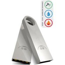 Velliw 32 GB USB 2.0 Metal USB Flash Bellek Veri Dosya Aktarımı Yüksek Kapasiteli ve Hızlı Depolama