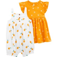 Carter's Kız Bebek Tulum Set 2'li Paket