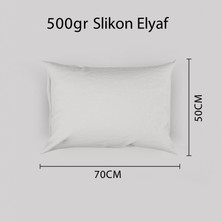 Decora Silikon Elyaf Yastık İç Yastığı 50 x 70 cm 500 gr Beyaz