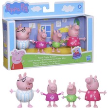 Peppa Pig Ve Ailesi 4'lü Figür Seti Uyku Vakti F2171