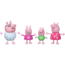 Peppa Pig Ve Ailesi 4'lü Figür Seti Uyku Vakti F2171