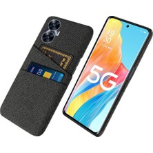 Xshop Realme C55 Cep Telefon Kılıfı Sert Pc + Bez Çift Kart Yuvaları Telefon Kapağı (Yurt Dışından)