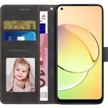 Xshop Realme 10 4g Damla Dayanıklı Pu Deri Telefon Kılıfı Kayış (Yurt Dışından)