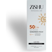 Zishu 50 Spf  Uvb-Uva  100 ml Güneş Kremi  ( Aloea Vera - Vitamin E - Allontoin)