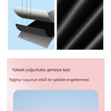 Zethus Kadın Şemsiyesi Katlanır Şemsiye Vinil Güneş Koruyucu Şemsiye Mini Güneşli Şemsiye (Yurt Dışından)