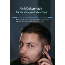Zehraa Kablosuz Bluetooth Kulaklık Havalı Kulak Içi Kulaklıklar Gürültü Önleyici Süper Uzun Pil Ömrü Bluetooth Kulaklıklar (Yurt Dışından)
