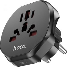 Hoco Ac6 Travel Power Universal Seyahat Şarj Adaptörü Eu