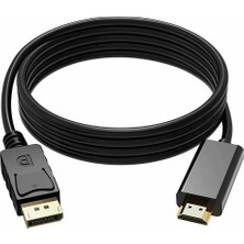 Blue Wings Displayport To HDMI Çevirici Dönüştürücü Adaptör Kablosu Dp 1.8 Metre