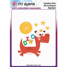 Ütü ile Yapışan Tekstil Dtf Transfer Baskı