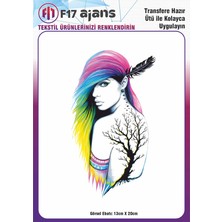 Ütü ile Yapışan Tekstil Dtf Transfer Baskı