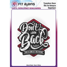 F17 Ajans Ütü ile Yapışan Tekstil Dtf Transfer Baskı