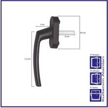 Kaya-Pen Siyah Pwc Pencere Kolu