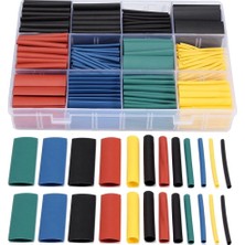 Temiz Pazar 530 Parça Set Isıyla Daralan Makaron Kablo Koruyucu Kılıf