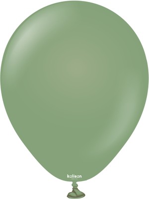 Kidspartim Retro Okaliptus Pastel Balon 100 Lü 5 Inç