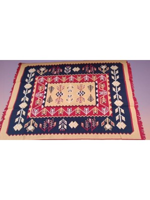 Bengi Ticaret Kilim Antik 140-215 Otantik  Motifler Model Naturel  Boya Çift Taraflı Kullanım El Yapımı