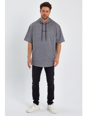 Alexander Gardi Kapüşonlu Oversize T-Shirt (UN-0098)