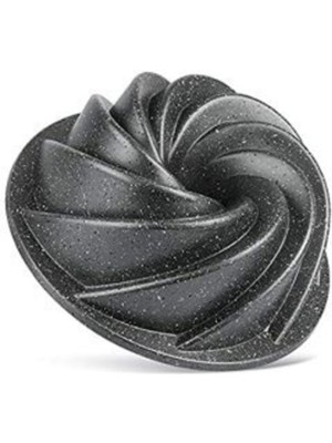 Togo Granit Döküm Tart Kalıbı Turta Kek Kalıbı 26 cm Rüzgar Gülü Gri Tart 911