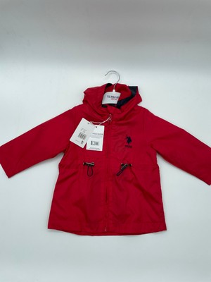 U.S. Polo Assn. Lacivert Kız Bebek Yağmurluk