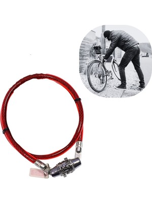 Buffer Buffer® Şifreli Pratik ve Sağlam Bisiklet Kilidi