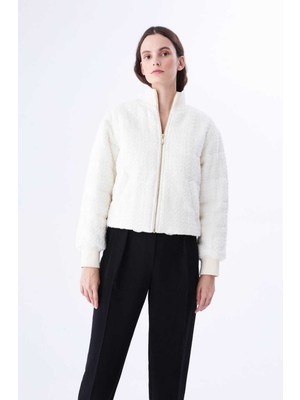 ROMAN Kemik Bomber Kadın Ceket Kemik K2216506_019