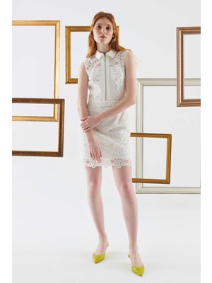 ROMAN İşlemeli Nişan Elbisesi Beyaz Y2211519_002